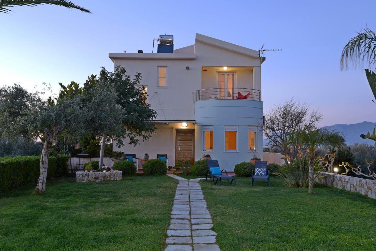 Elia Seaside Villa, Amazing 2-Story Eco Pool House! Kissamos Luaran gambar